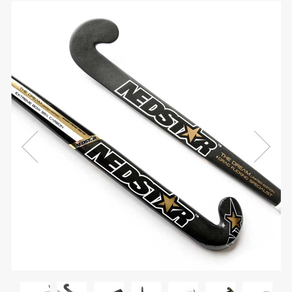 Nedstar limited edition The Dream Black Gold Field Hockey Stick drag 36.5  $389